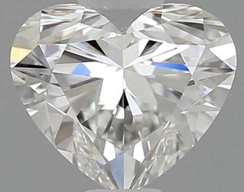 0.5 carat F-SI1 Natūralus Heart Deimantas (1)