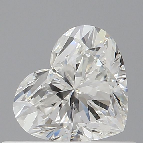 0.53 carat G-VVS2 Natūralus Heart Deimantas (1)