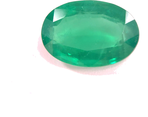 7.77 carat GREEN Oval Smaragdas (1)
