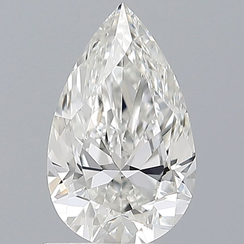 0.9 carat H-VS1 Natūralus Pear Deimantas (1)