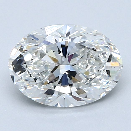 2.01 carat F-SI1 Natūralus Oval Deimantas (1)