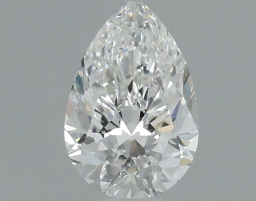 0.4 carat F-VS2 Natūralus Pear Deimantas (1)