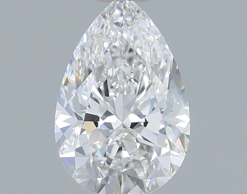 0.53 carat E-VS2 Natūralus Pear Deimantas (1)