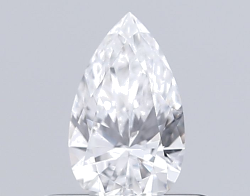 0.4 carat D-SI1 Natūralus Pear Deimantas (1)
