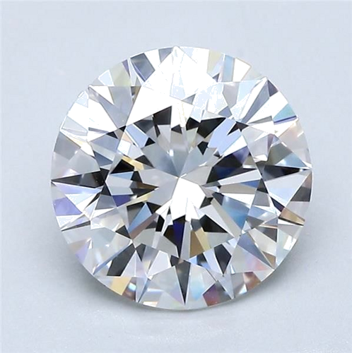 2.4 carat F-VVS1 Excellent cut Natūralus Round Deimantas (1)