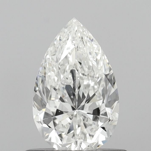0.7 carat F-VS1 Natūralus Pear Deimantas (1)