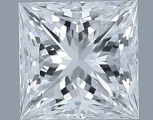 0.33 carat D-VVS2 Natūralus Princess Deimantas (1)