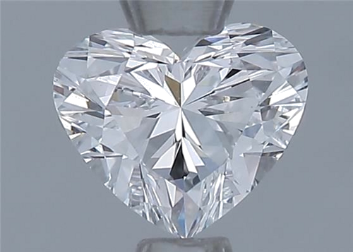 0.52 carat D-VVS1 Natūralus Heart Deimantas (1)