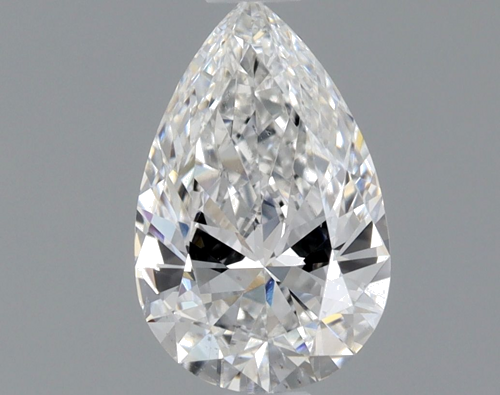 0.59 carat E-SI1 Natūralus Pear Deimantas (1)