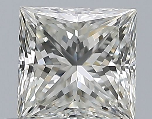 0.47 carat I-VS1 Natūralus Princess Deimantas (1)