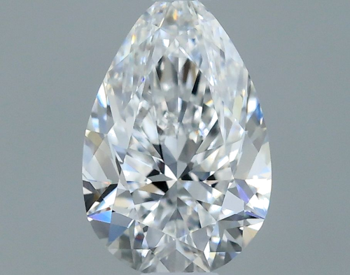 0.31 carat E-VVS1 Natūralus Pear Deimantas (1)