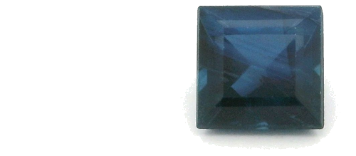 0.61 carat BLUE STEP cut Square Safyras (1)