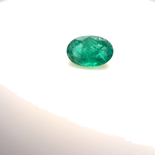 0.49 carat GREEN Oval Smaragdas (1)