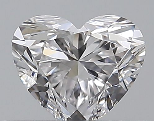 0.32 carat D-VVS1 Natūralus Heart Deimantas (1)