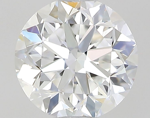 0.4 carat F-VVS2 GD cut Natūralus Round Deimantas (1)