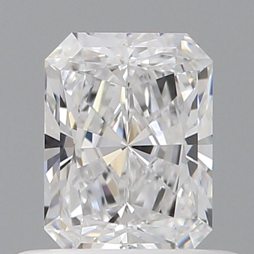 0.52 carat D-VVS2 Natūralus Radiant Deimantas (1)