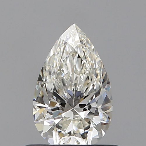 0.55 carat I-VVS1 Natūralus Pear Deimantas (1)