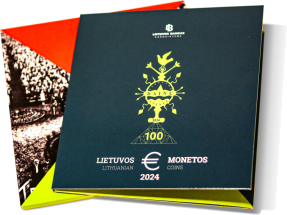 2024 Lietuva Dainų šventė Euro monetų BU rinkinys (2)