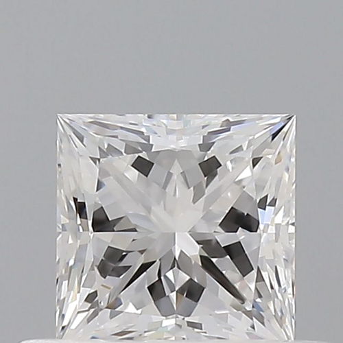 0.51 carat D-VVS1 Natūralus Princess Deimantas (1)