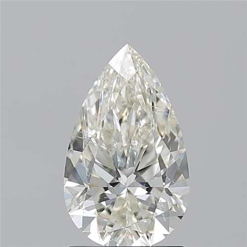 1.53 carat K-SI2 Natūralus Pear Deimantas (1)