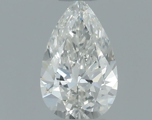0.3 carat F-VS2 Natūralus Pear Deimantas (1)