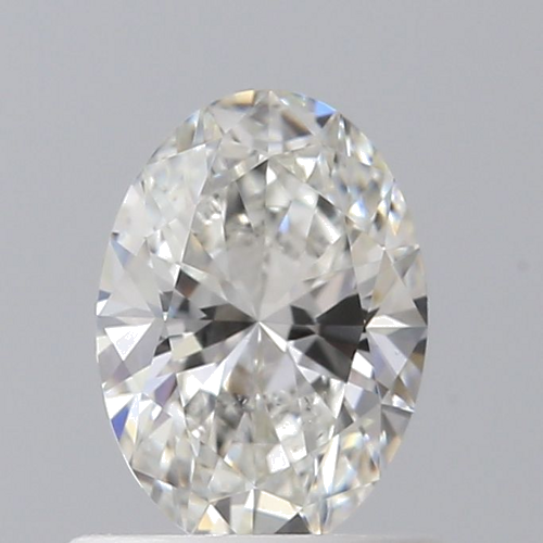 0.6 carat G-SI1 Natūralus Oval Deimantas (1)