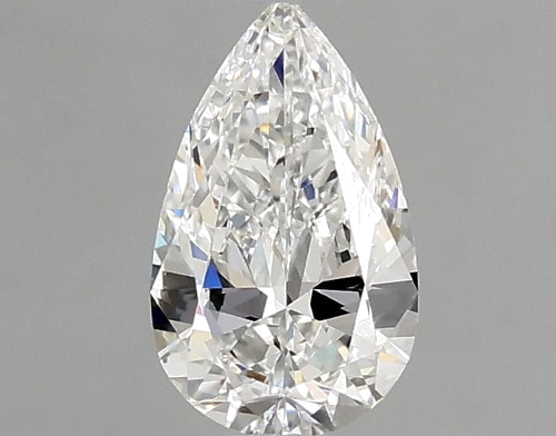 0.5 carat D-VS1 Natūralus Pear Deimantas (1)