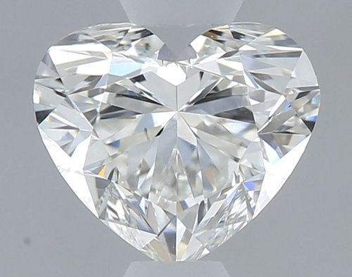 0.51 carat H-SI1 Natūralus Heart Deimantas (1)