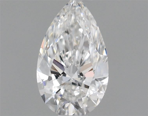 0.59 carat E-VS2 Natūralus Pear Deimantas (1)
