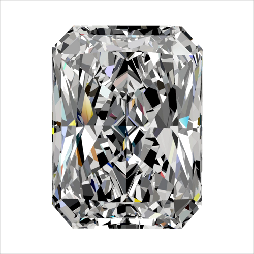 0.41 carat G-VS2 Natūralus Radiant Deimantas (1)