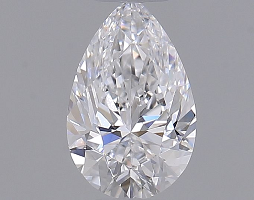0.3 carat D-VS1 Natūralus Pear Deimantas (1)