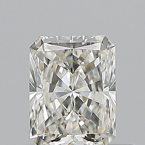 0.51 carat I-VVS1 Natūralus Radiant Deimantas (1)