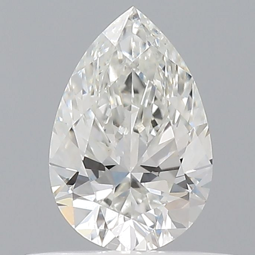 0.5 carat G-VS2 Natūralus Pear Deimantas (1)