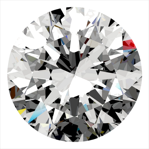 0.3 carat E-SI1 Very Good cut Natūralus Round Deimantas (1)