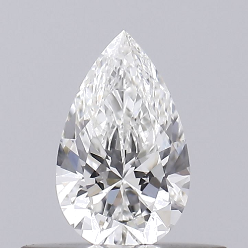 0.33 carat F-IF Natūralus Pear Deimantas (1)