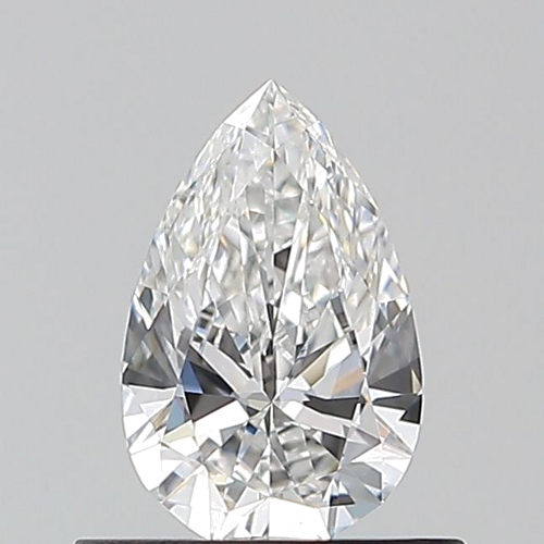 0.5 carat E-VS1 Natūralus Pear Deimantas (1)