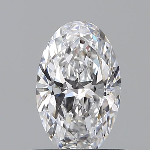 0.51 carat D-VVS2 Natūralus Oval Deimantas (1)