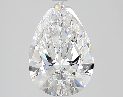 2.2 carat D-IF Natūralus Pear Deimantas (1)
