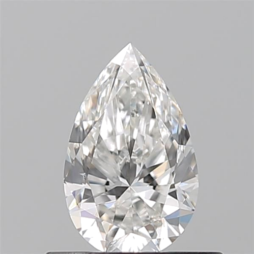 0.5 carat F-VS2 Natūralus Pear Deimantas (1)