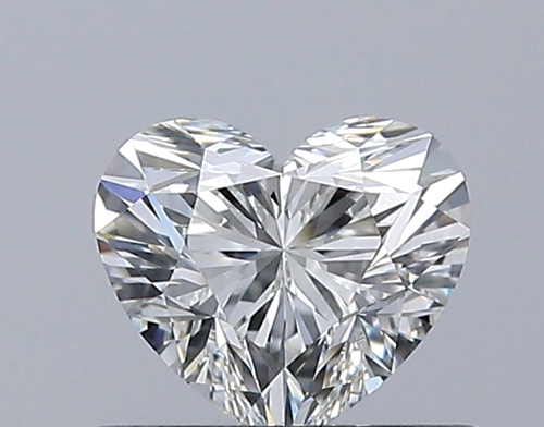0.51 carat H-VVS2 Natūralus Heart Deimantas (1)