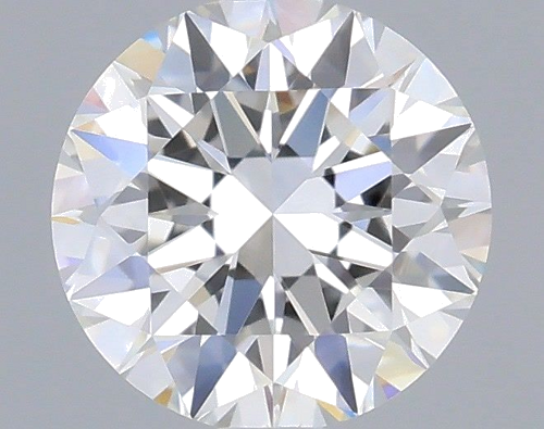 0.5 carat F-VVS2 Excellent cut Natūralus Round Deimantas (1)