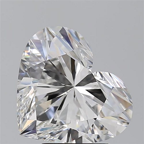 4.05 carat F-VVS1 Natūralus Heart Deimantas (1)