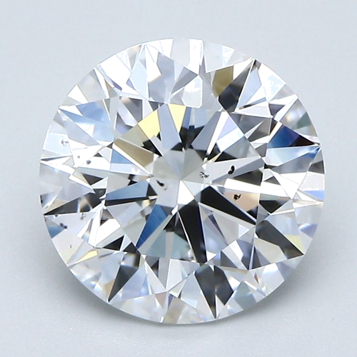 3.01 carat D-SI1 Excellent cut Natūralus Round Deimantas (1)