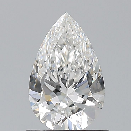 0.8 carat F-VVS2 Natūralus Pear Deimantas (1)