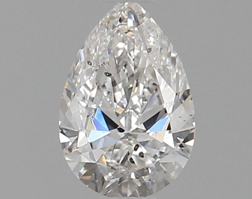 0.72 carat F-SI2 Natūralus Pear Deimantas (1)
