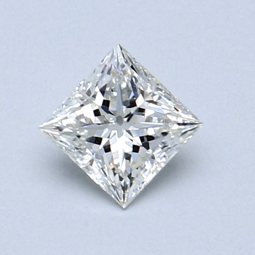 0.51 carat G-VS2 Natūralus Princess Deimantas (1)