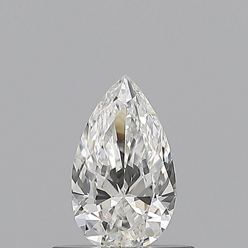 0.5 carat F-IF Natūralus Pear Deimantas (1)