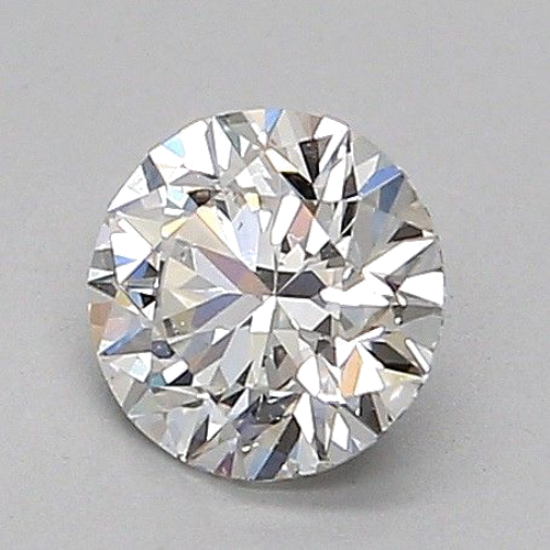 0.52 carat F-SI1 Excellent cut Natūralus Round Deimantas (1)