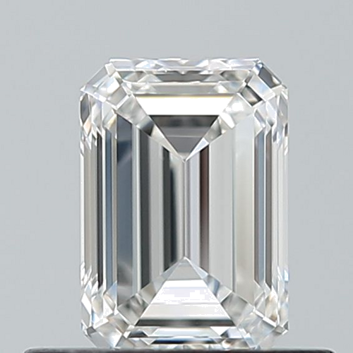 0.6 carat F-VVS2 Natūralus Emerald Deimantas (1)