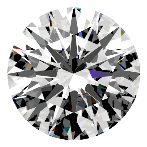 0.33 carat H-VVS2 Excellent cut Natūralus Round Deimantas (1)